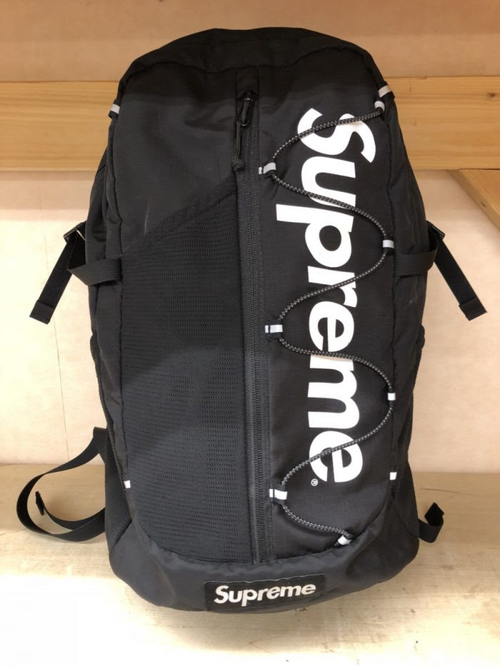 壮大 Supreme リュック 黒 ガルカヨメ