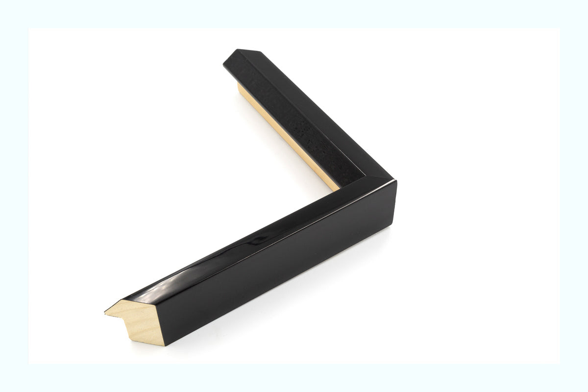 Picture frame 6x8 inch made of solid wood and high definition plexiglass display pictures for table wall mounting and top display (1xphoto frame black) $6.99 $ 6. Thin Black Angled Gloss Wood Frame 55max