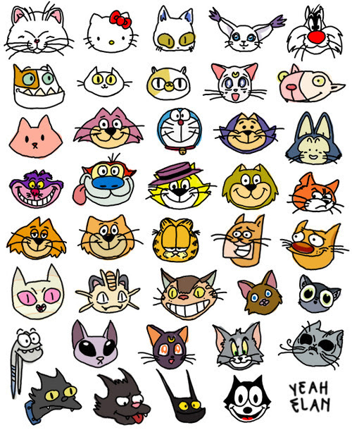 5猫アニメキャラクターについての共通の神話画像 猫アニメキャラクター画像