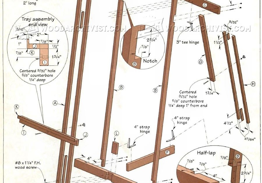 Woodworking Plans Artist Easel - Free Woodworking Plans Blog