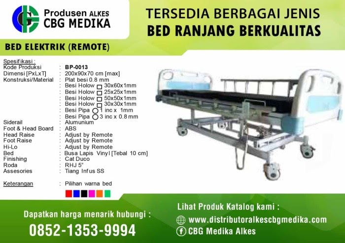 Harga Tempat Tidur Pasien