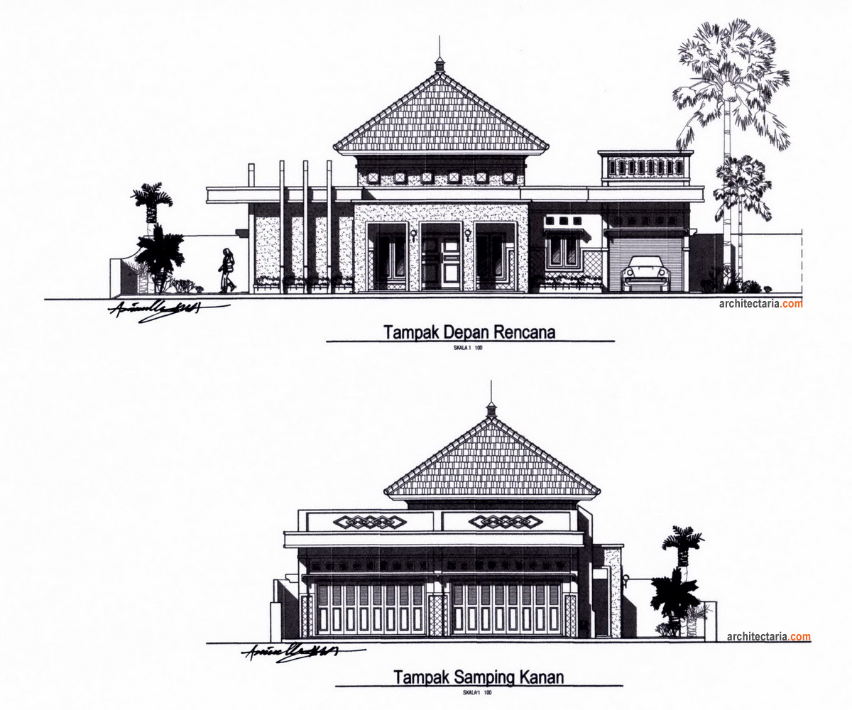  Denah Rumah Dan Toko Satu Lantai  Desain Rumah 