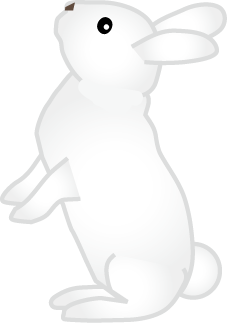 かわいいディズニー画像 綺麗な横向き うさぎ イラスト 横