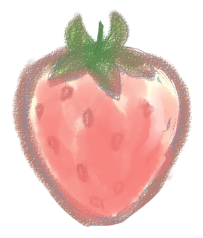 ベスト50 いちご イラスト かわいい 手書き 最高の動物画像