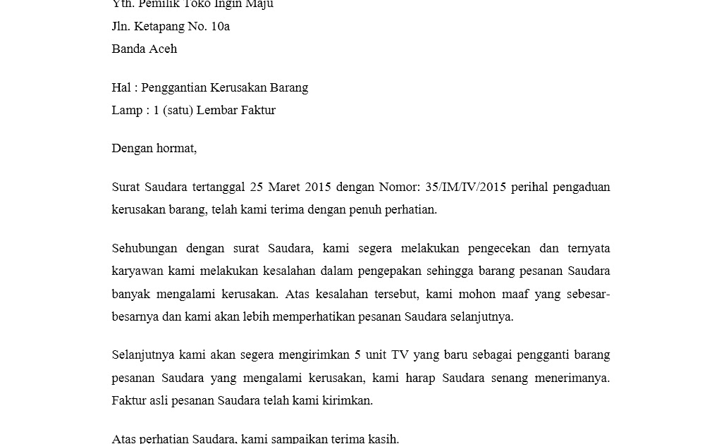 Contoh Surat Izin Menikah Lagi Dari Istri Pertama - Surat 16