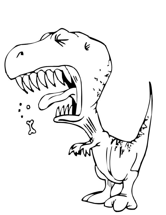 Malvorlagen Dinosaurier T Rex Online - x13 ein Bild zeichnen