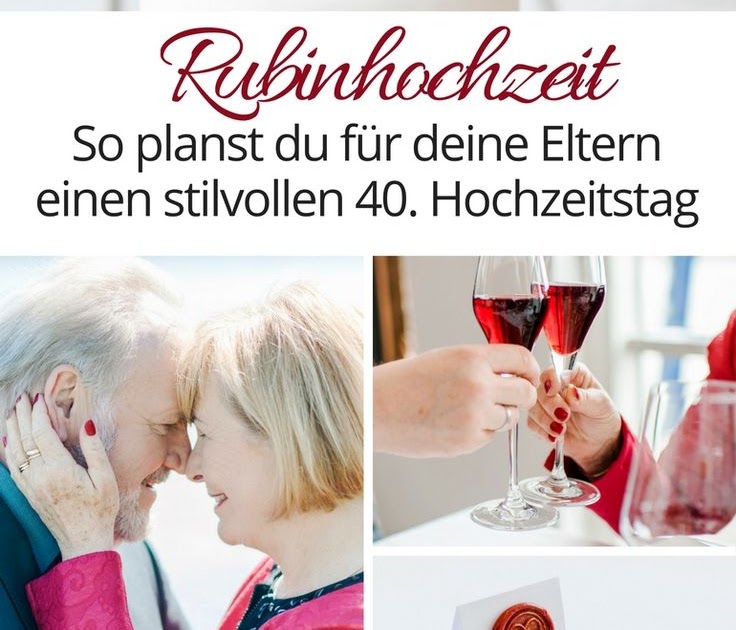 Freche Sprüche Zum 40 Hochzeitstag - Originelles Geschenk ...