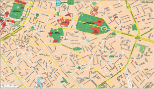 Így lesz egy térképből műalkotás. Terkep Brusszel Fovarosi Regio Brussels Map N All Com