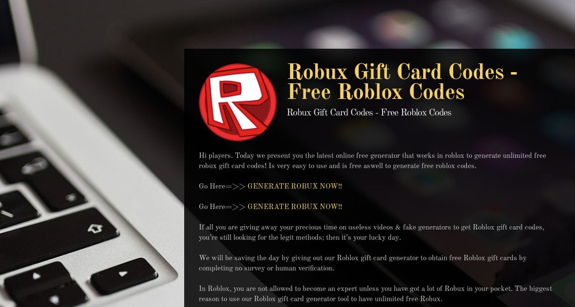Use card generator to get free roblox card codes and afterwards redeem your free robux codes. Robux Gift Card Codes Free Roblox Codes