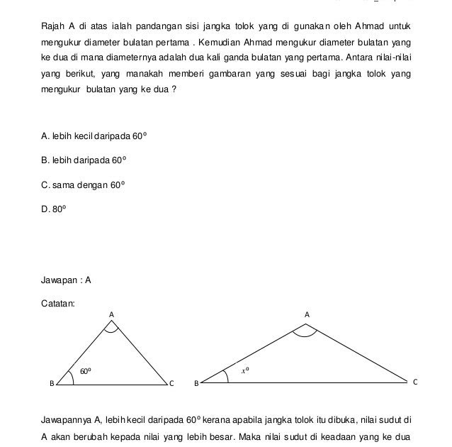 Contoh Soalan Objektif Aras Memahami - Persoalan t