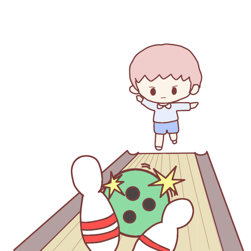 ベストボウリング イラスト 簡単 美しい花の画像