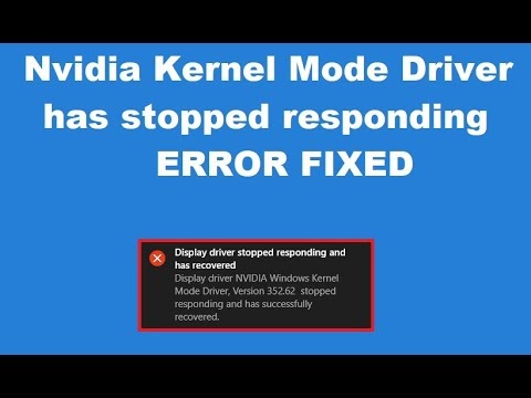 nvidia windows kernel mode driver download