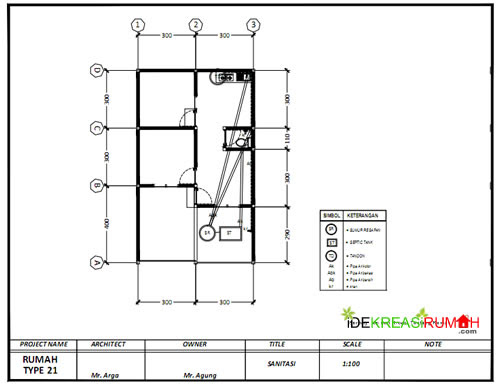 Gambar Kerja Rumah Tipe 21 2020 Age