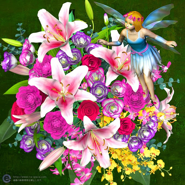 元の花 妖精 イラスト 綺麗 最高の花の画像
