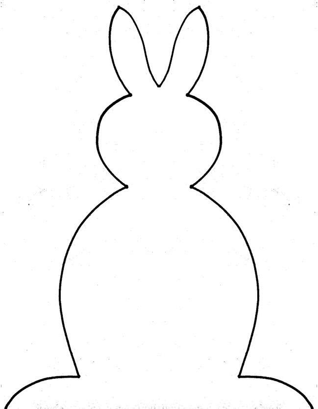 When you assemble this paper doll, the bunny rabbit will wiggle it's ears as you pull the string up and down. Easter Bunny Templates Clipart Best