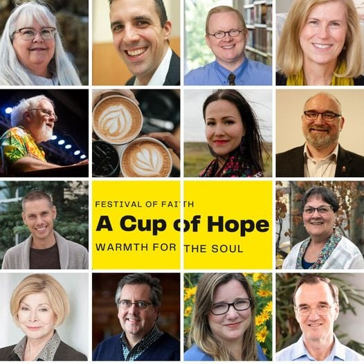 Photo collage of all the Cup of Hope presenters