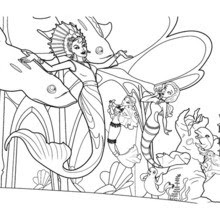 Together with her friend, dolphin zuma, she must rescue her mother, the queen of oceana. Barbie In A Mermaid Tale Coloring Pages 61 Online Mattel Dolls Printables For Girls