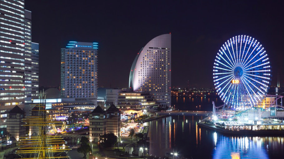 ディズニー画像ランド 新鮮な夜景 みなとみらい 横浜 夜景 壁紙