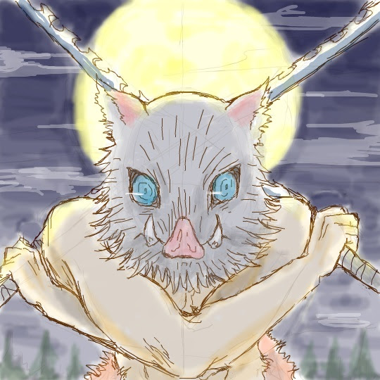 アニメ画像について 50 伊之助 イラスト