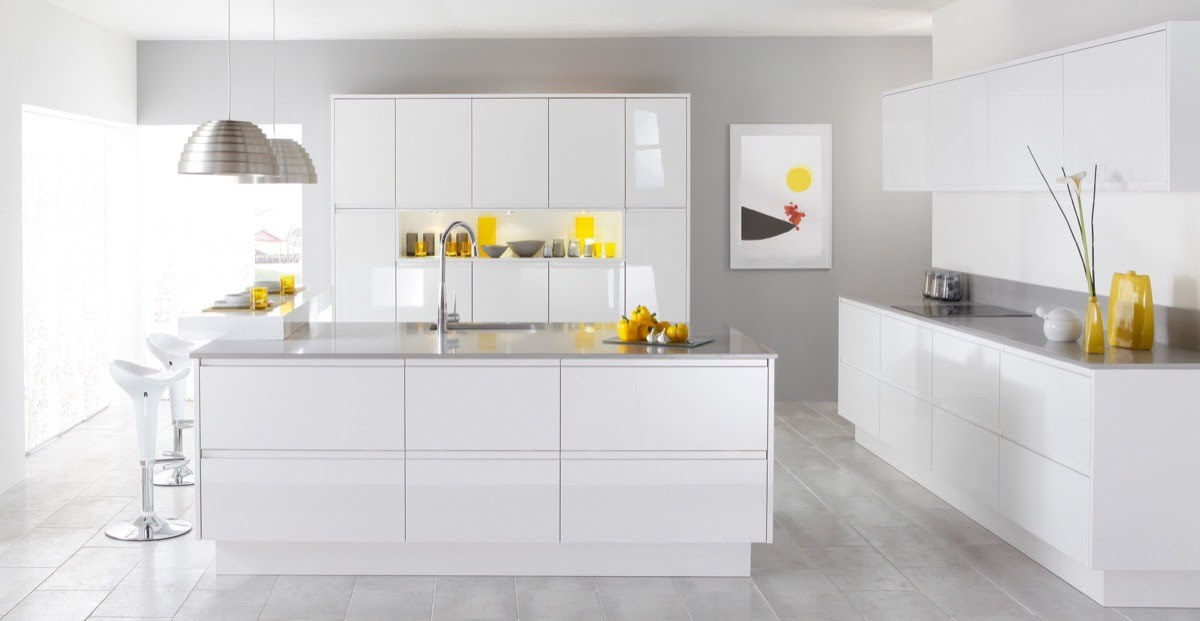 The brilliant white shaker collection offers a beautiful, sophisticated look to any style kitchen. 30 Modern White Kitchens That Exemplify Refinement