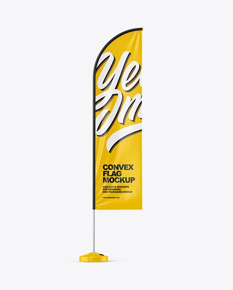 Download Beach Flag Mockup Free | Mockup Free Water Sport