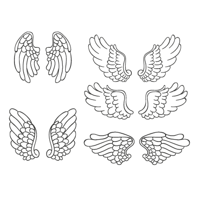これまでで最高の翼 イラスト フリー 花の画像