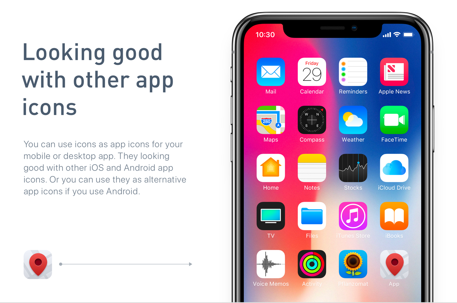 Download App Icon Mockup Vector