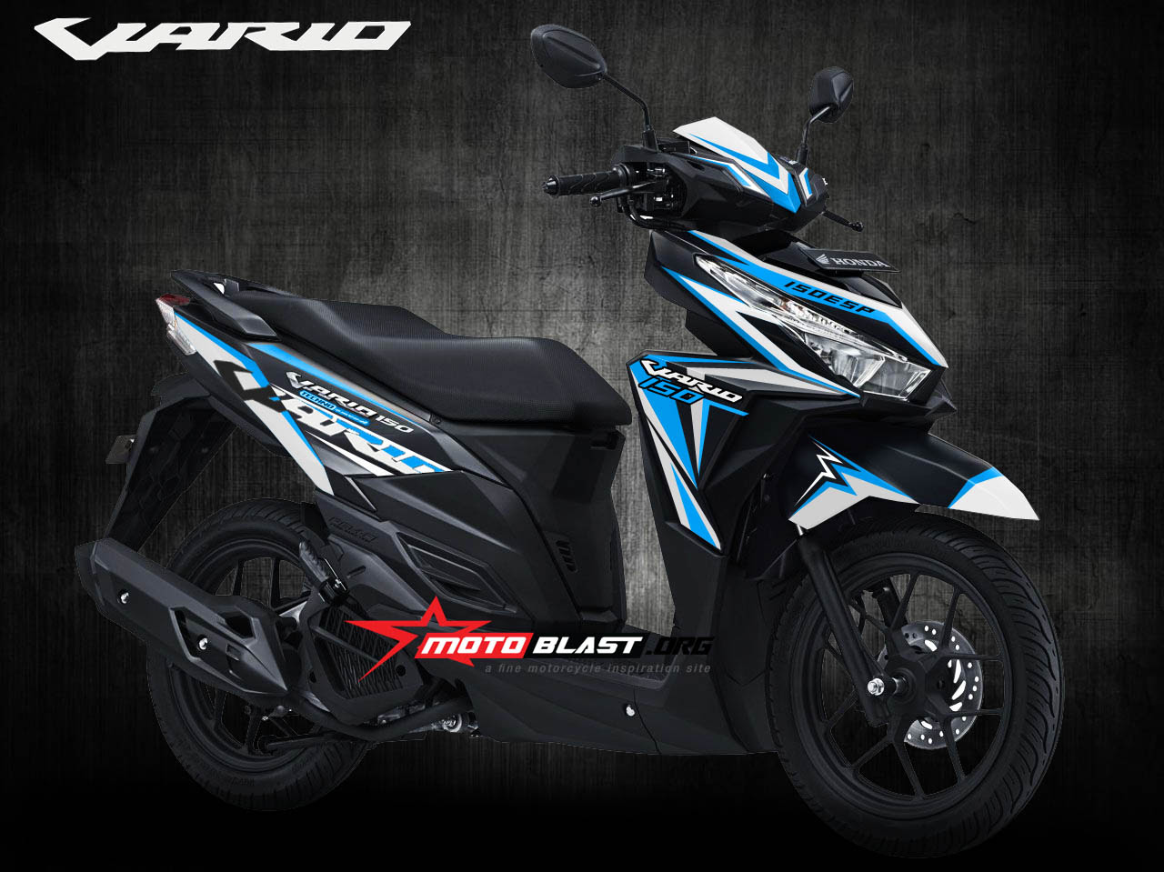 Gambar Modifikasi Sporty Vario 150 Pangeran Modifikasi