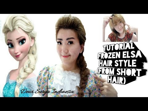 Hot TUTORIAL SANGGUL rambut  pendek jadi panjang  film 