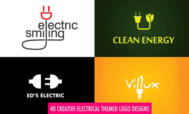 Neelan S Blog 40 Creative Electrical Logo Design Examples For