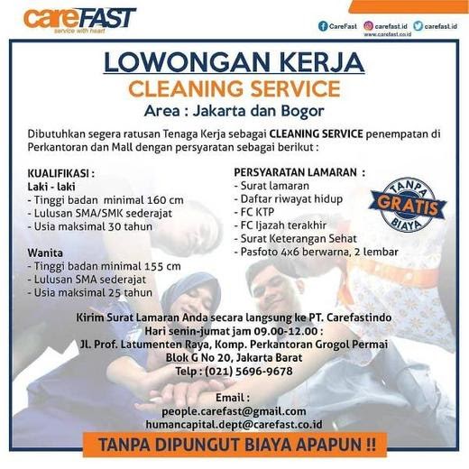 Gaji Cleaning Service Pt Carefastindo Gaji Security Pt Virtus Perkiraan Gaji Berdasarkan 9 Karyawan Pengguna Dan Lowongan Di Indeed Dalam Kurun 36 Bulan Terakhir