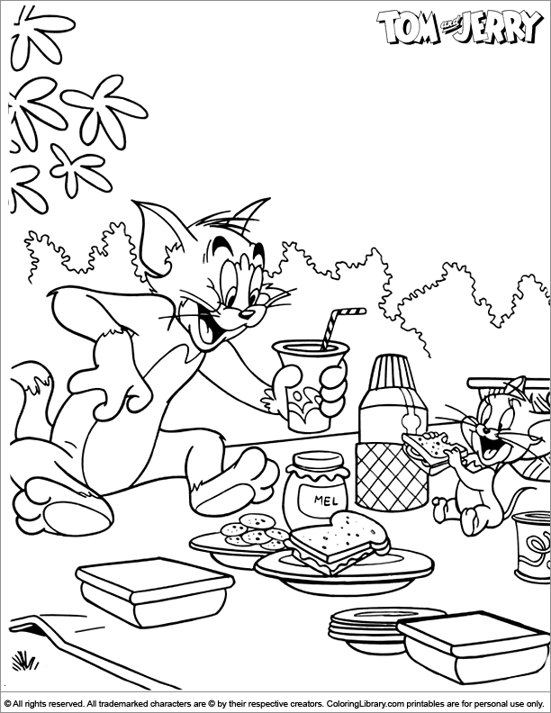 Mewarnai Gambar Tom And Jerry