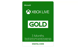   Xbox Live Gold    Buy 3 months get Sea of Thieves DLC Pack