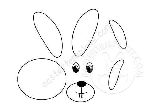 You can get the best discount of up to. Easter Bunny Face Template Easter Template