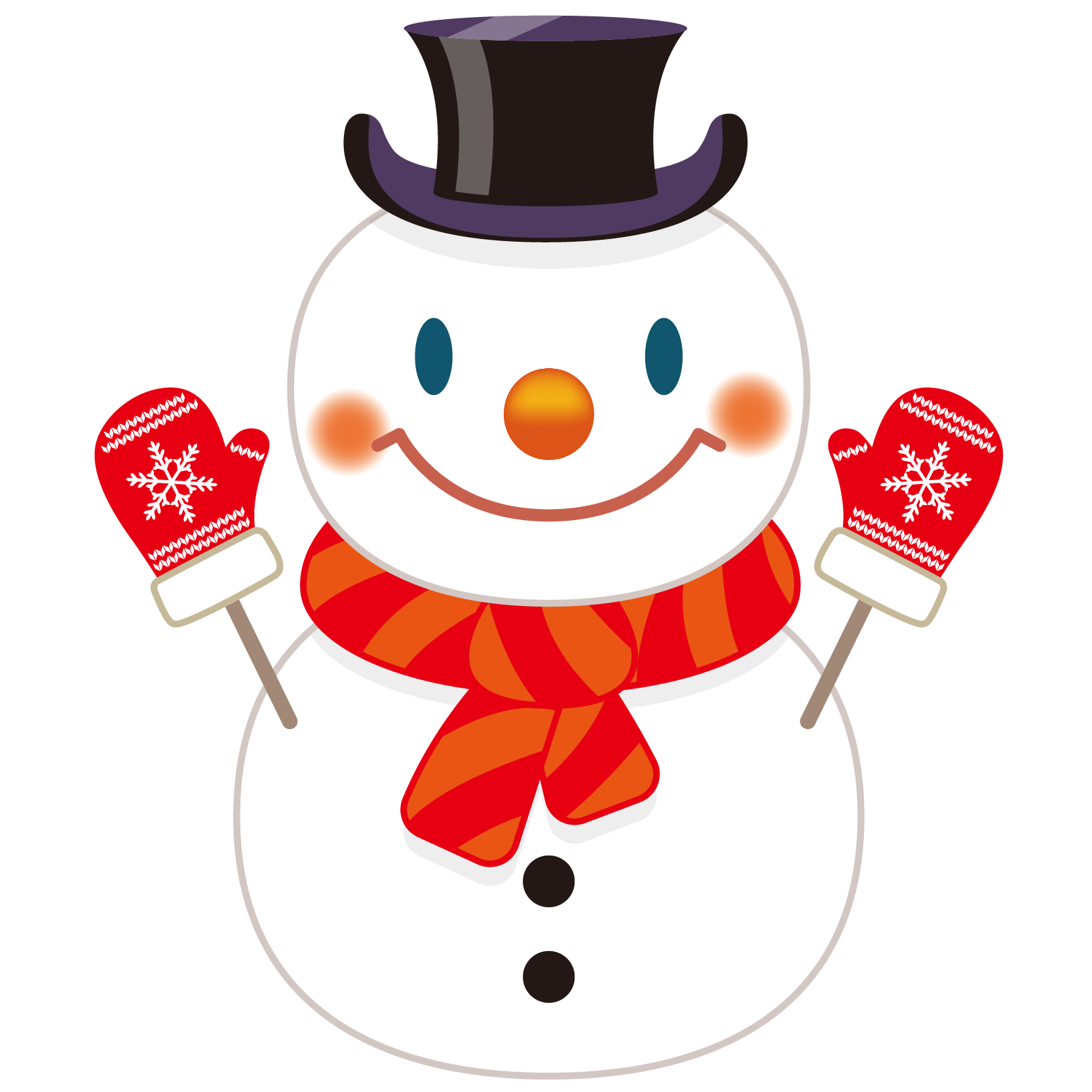 エレガントクリスマス 雪だるま イラスト 最高の動物画像