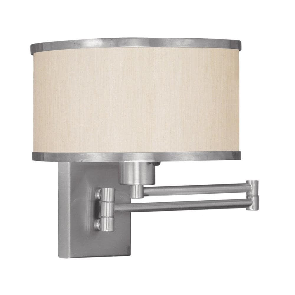 Maybe you would like to learn more about one of these? Livex Lighting Park Ridge 11 In W 1 Light Brushed Nickel Modern Contemporary Wall Sconce In The Wall Sconces Department At Lowes Com