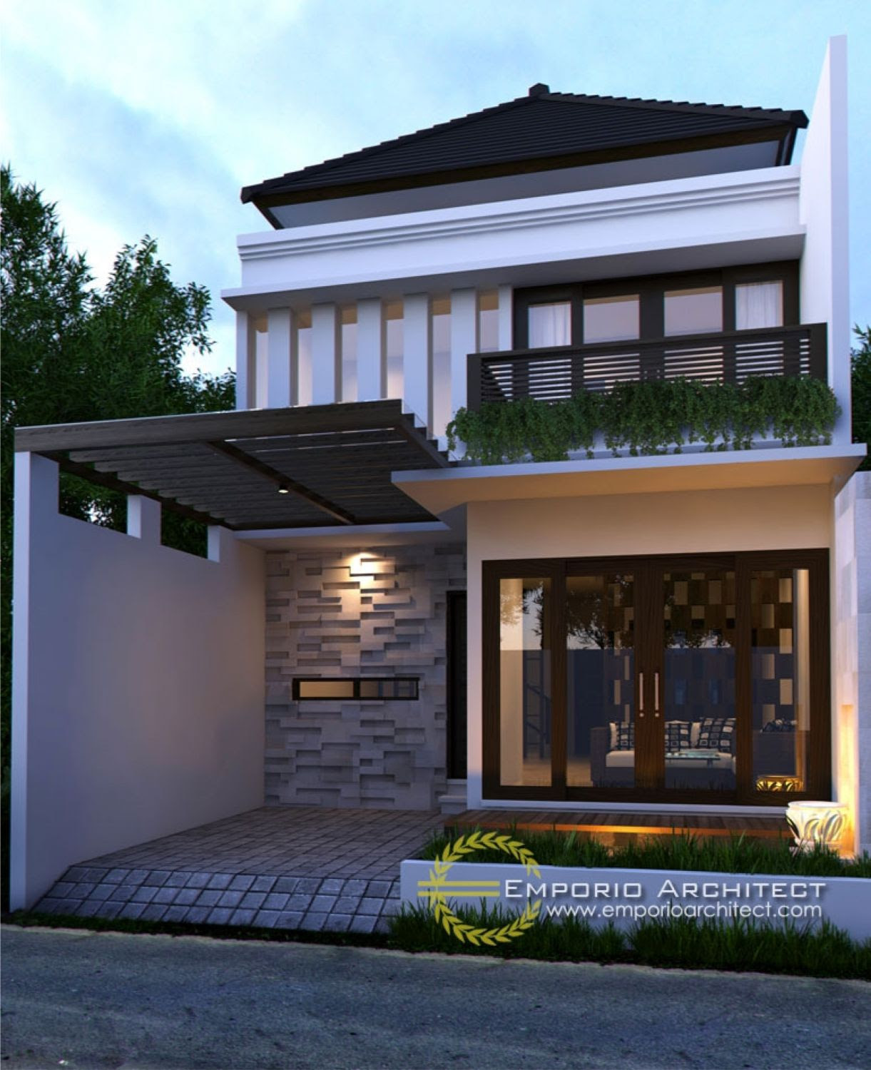 View Detail Denah Rumah Lebar 7 Meter - Inspirasi Desain Rumah 2019 Interior Project