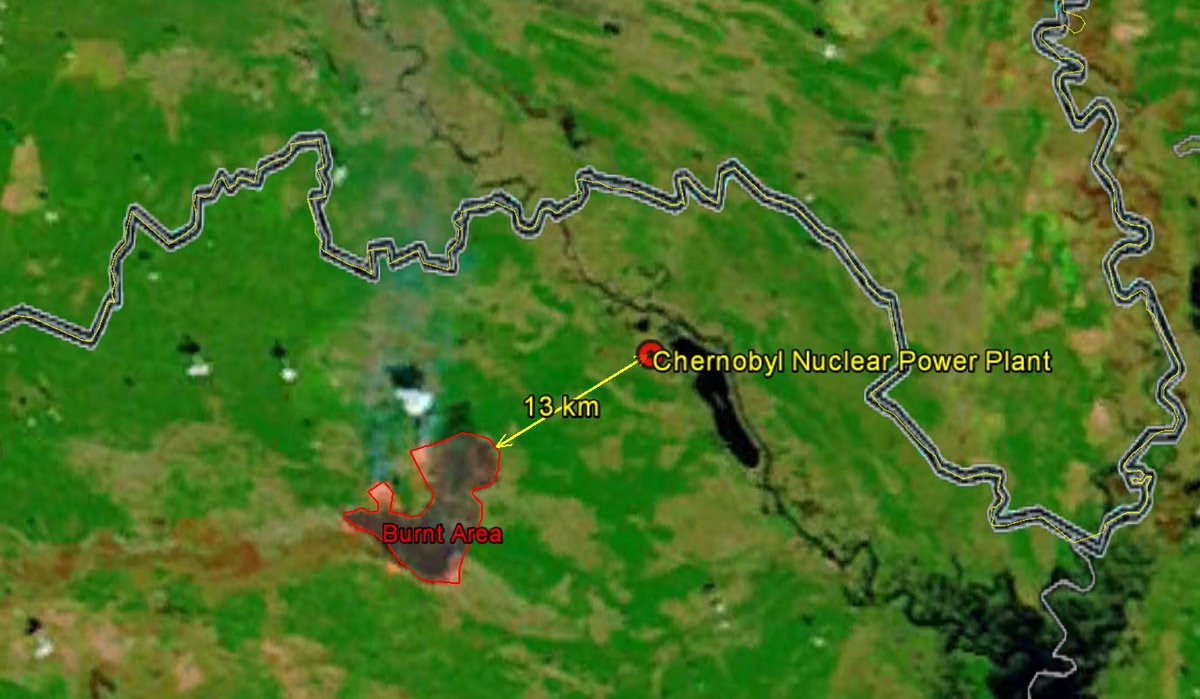 This Is Bad: Forest Fire Burning Near Chernobyl Nuclear Plant (Video)