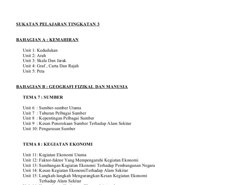 Soalan Geografi Form 3 - Laporan 7