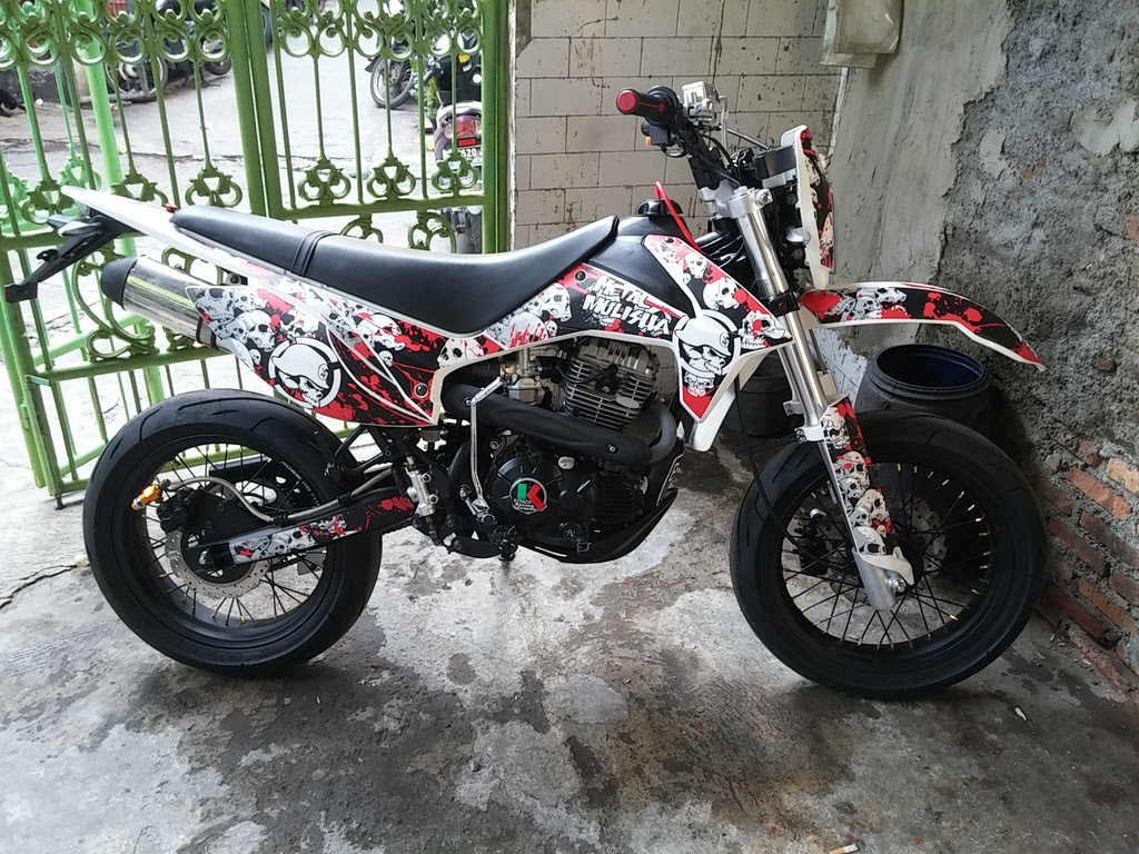 40 Gambar Modifikasi Kawasaki Klx 150 Keren Terbaru Modif Drag