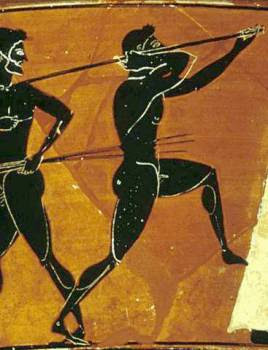 The eleans pushed the defenders almost to the altar before retreating due to missiles being thrown at them from the porticos. Olympic Games In Ancient Greece