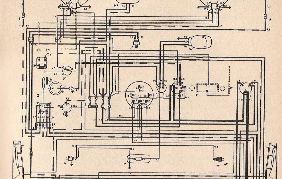 1968 Volkswagen Beetle Wiring Diagram