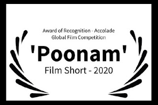 Poonam, produced by Shilpi's Voice & Visuals and Epicreel (PTPL), won prestigious international 'Award of Recognition - Film Short', from The Accolade Global Film Competition, La Jolla, CA