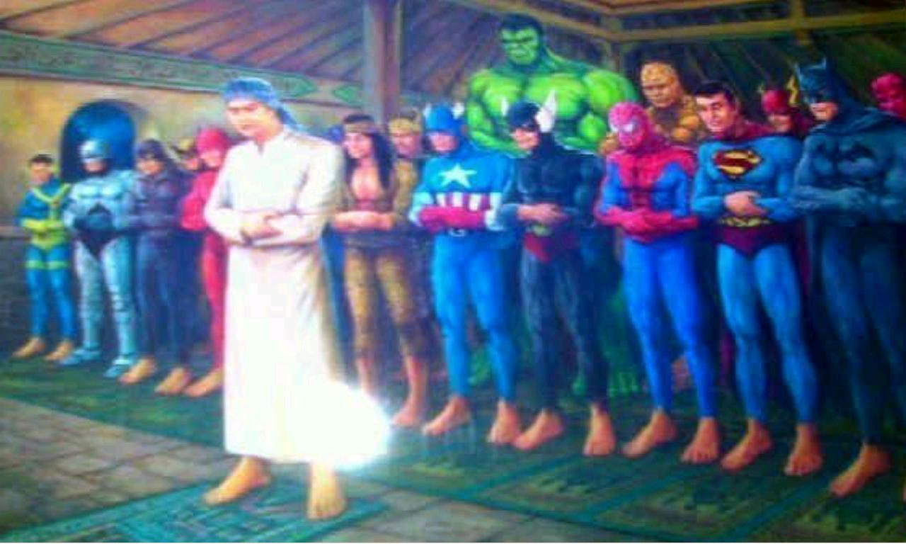 Animasi Kartun Orang Sholat | Gambar Kartun