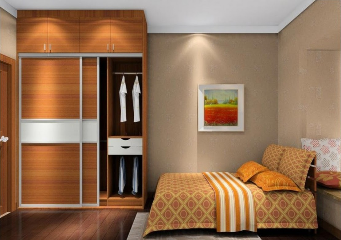 Desain Kamar Tidur Minimalis Ukuran 4x5 Wallpaper Dinding