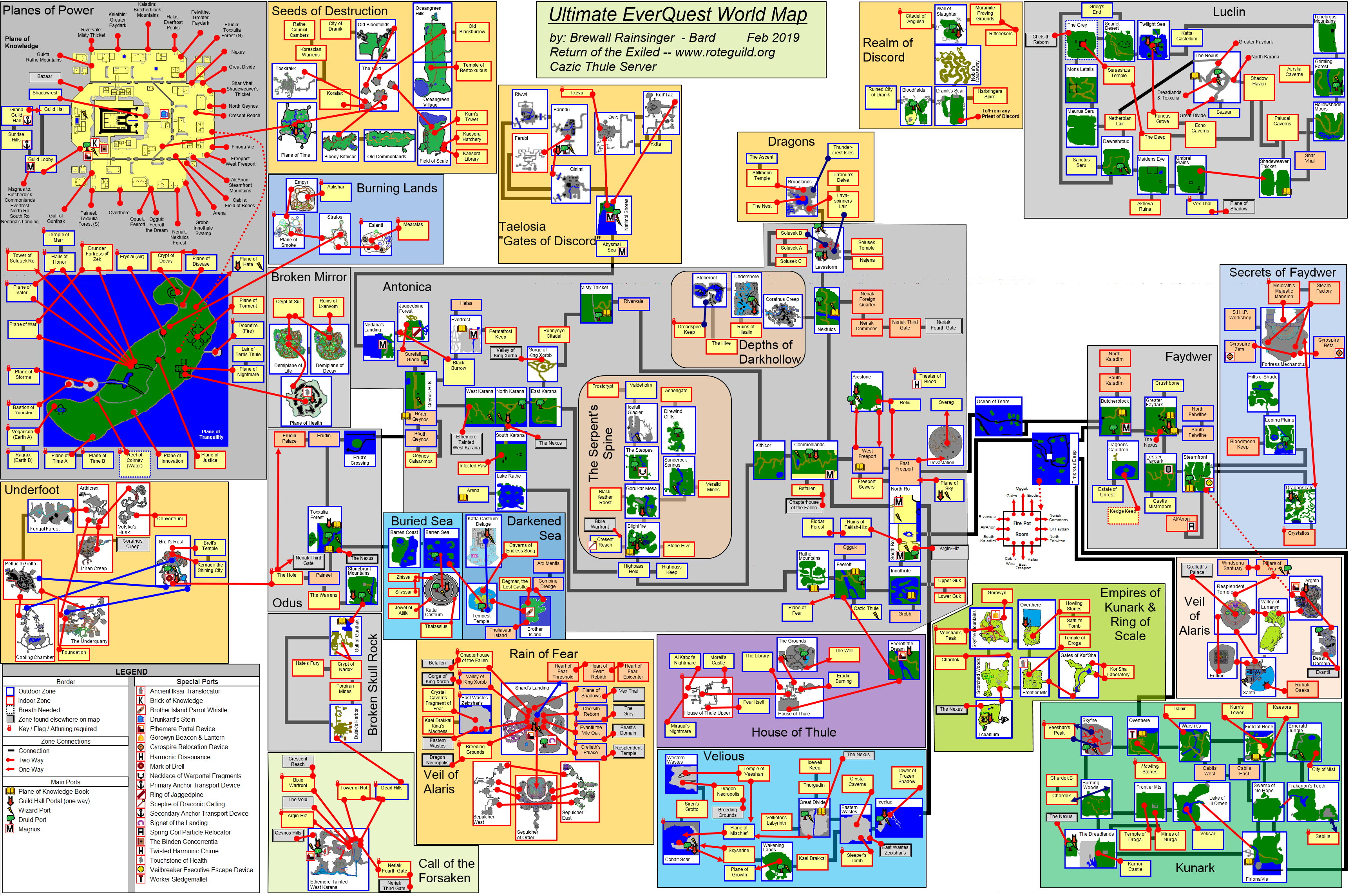 This is aimed a bit more at the video guide for determining/optimising stat and gear! Eq World Map Brewall S Everquest Maps