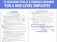 12 reasons this is a terrible résumé for a mid-level employee  