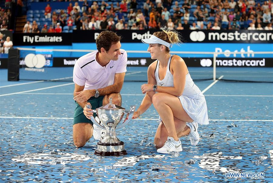 The swiss team won all its ties and federer won every match he played. Roger Federer Belinda Bencic Claim Title Of Hopman Cup Mixed Teams Xinhua English News Cn