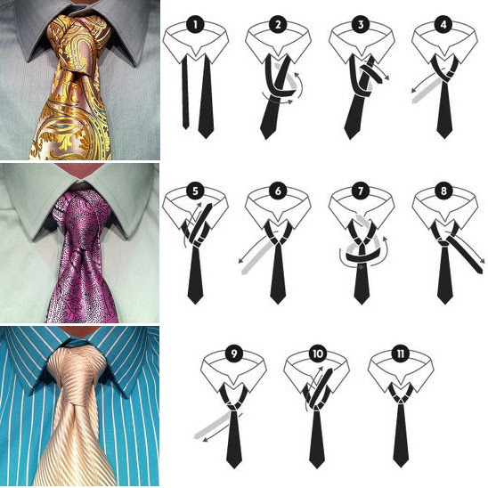 How to tie a necktie eldredge knot. Exotic Knot For Your Necktie The Cape Knot Alldaychic