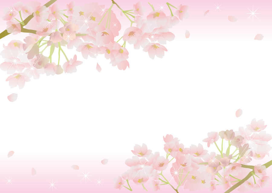 ベスト桜 花びら イラスト 枠 アニメ画像